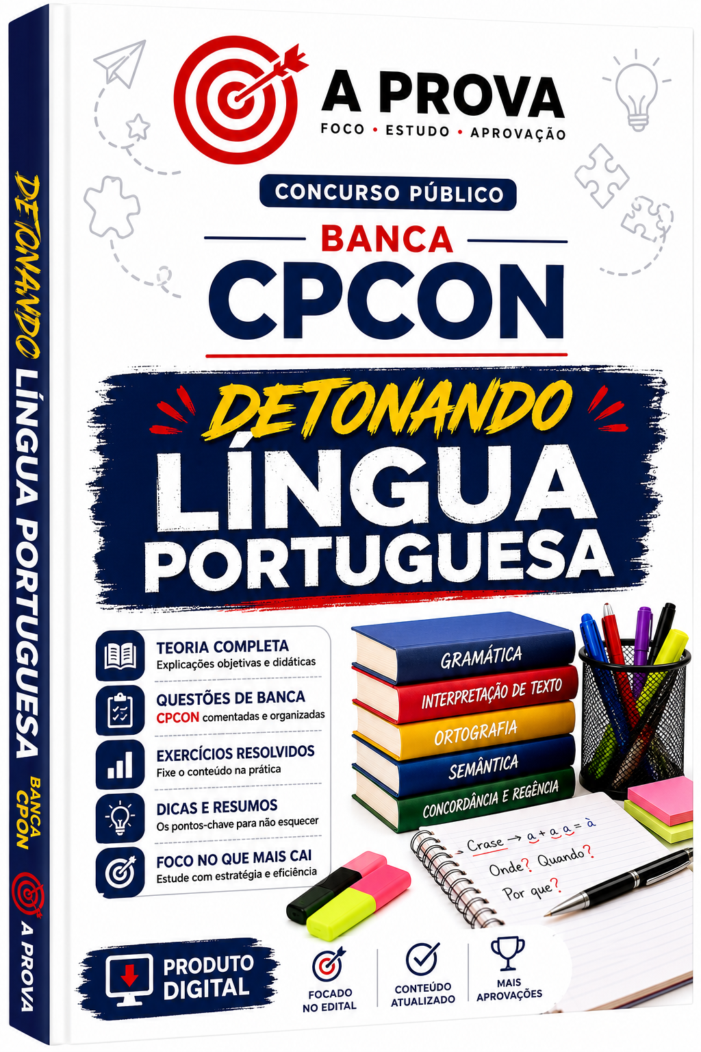 Detonando Língua Portuguesa — Banca CPCON — A PROVA