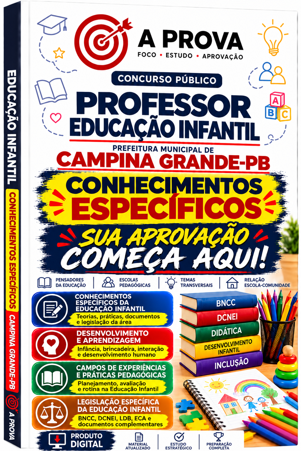 Capa Conhecimentos Específicos para Educação Infantil — Campina Grande-PB