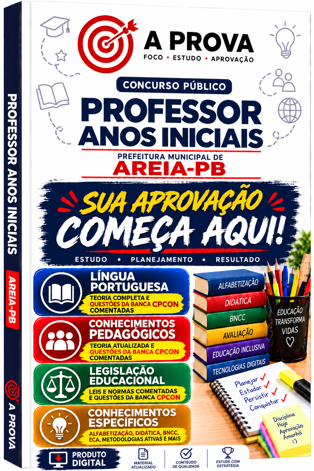 Capa Professor Anos Iniciais — Areia-PB