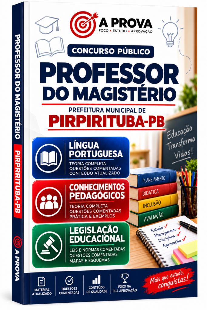 Professor do Magistério — Pirpirituba-PB — A PROVA