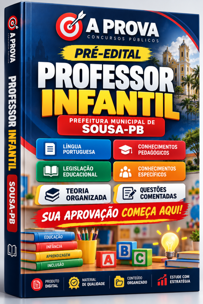 Professor Infantil — Prefeitura Municipal de Sousa-PB — Pré-Edital